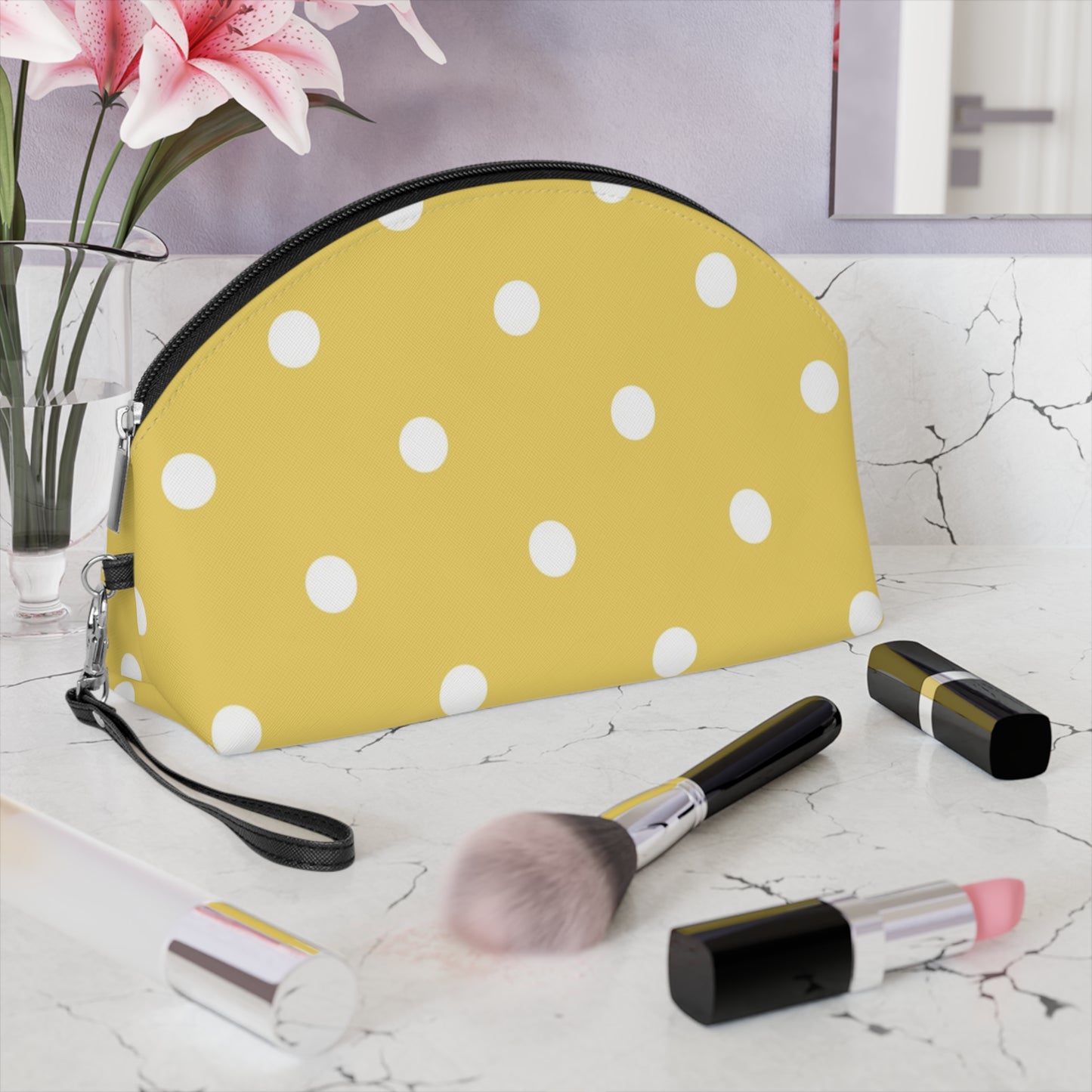 Coastline Vegan Leather Cosmetic Case