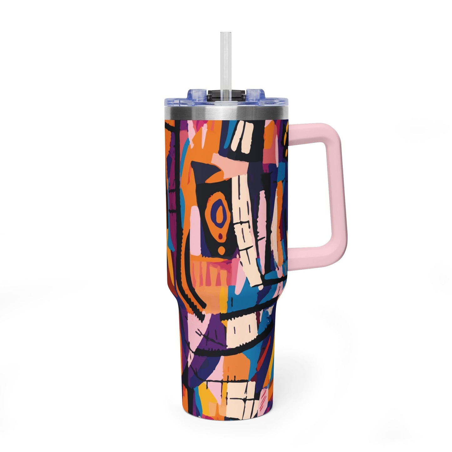 African Art 40 oz. Thermal Tumbler Travel Cup