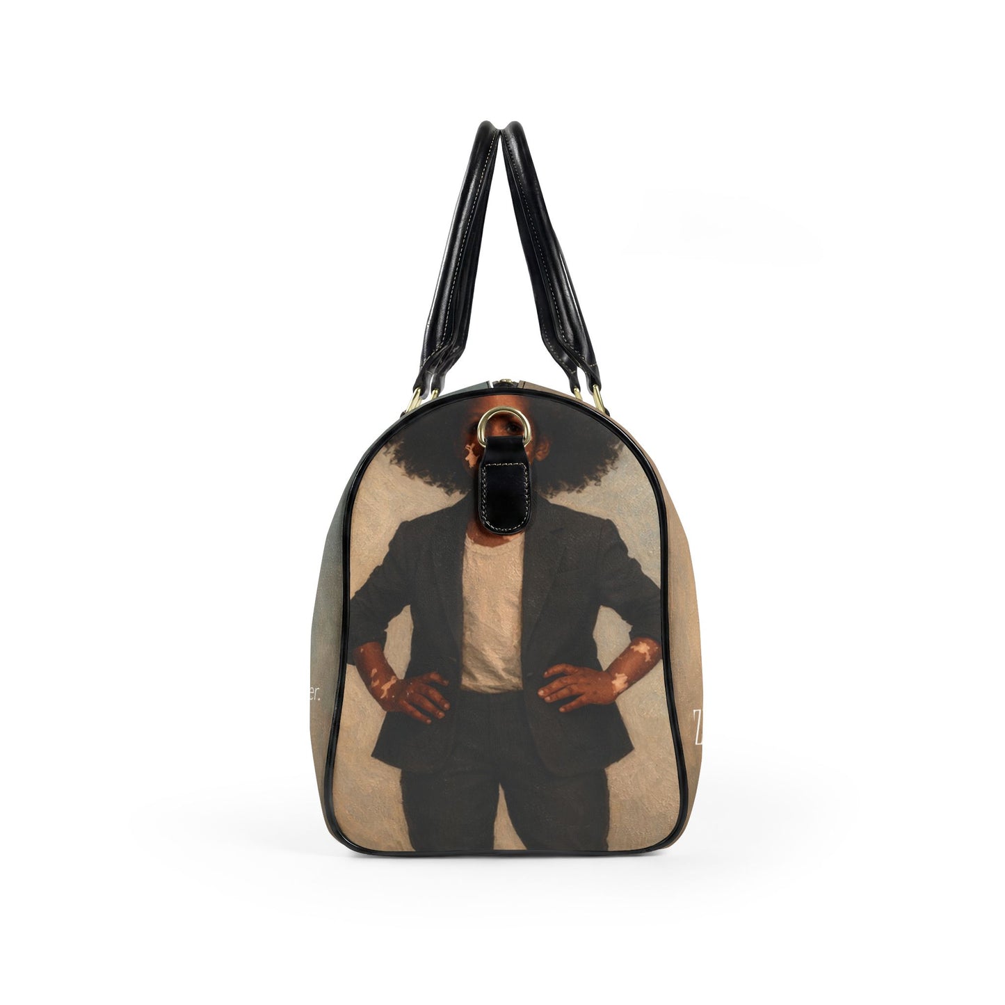 Zurii Inspirational Weekender Bag | Black Girl Travel Duffel | Empowerment Overnight Bag for Girls