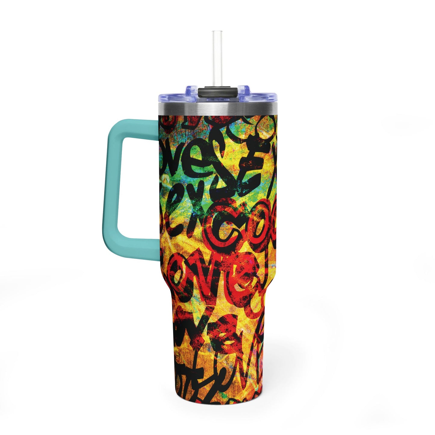 African Art 40 oz. Thermal Tumbler Travel Cup