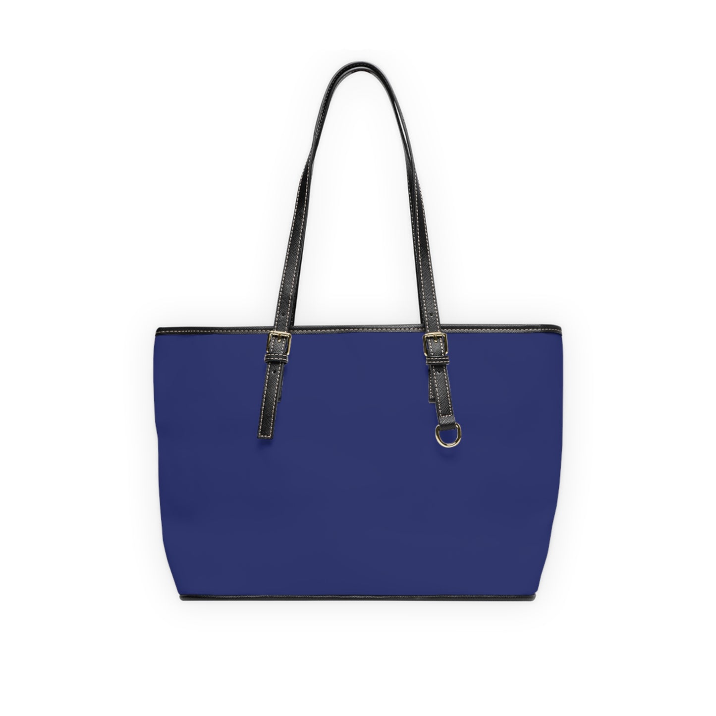 Blue Premium Vegan Leather Tote Bag