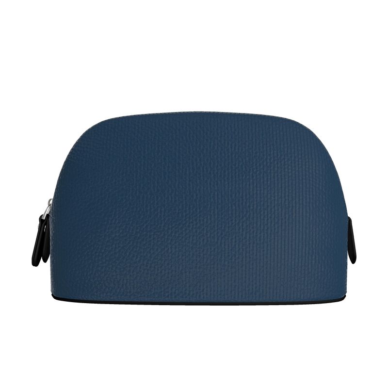 Leather Makeup Bag | Nappa Leather Cosmetic Pouch | Luxury Travel