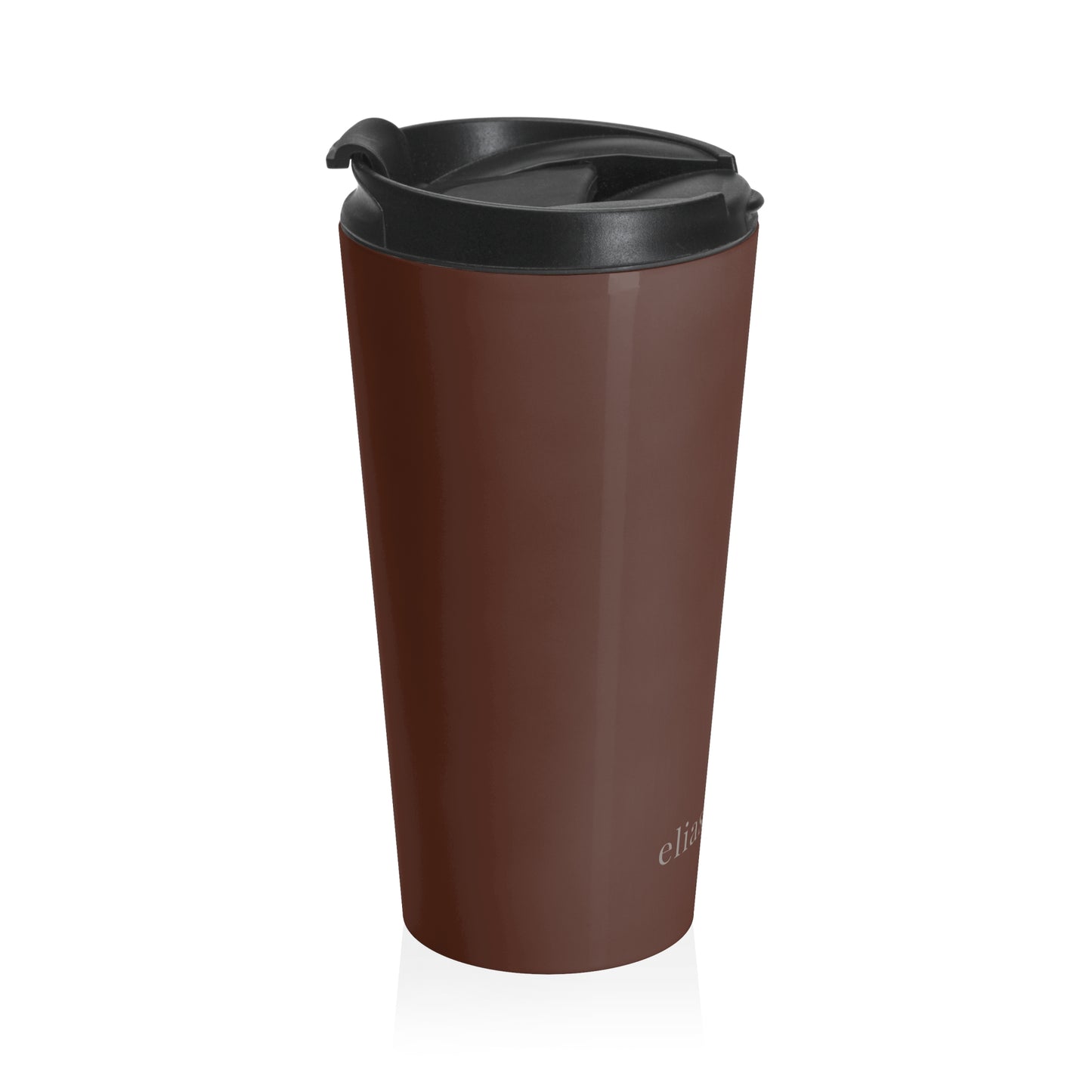 Espresso Brown 15 oz Stainless Steel Coffee Travel Tumbler