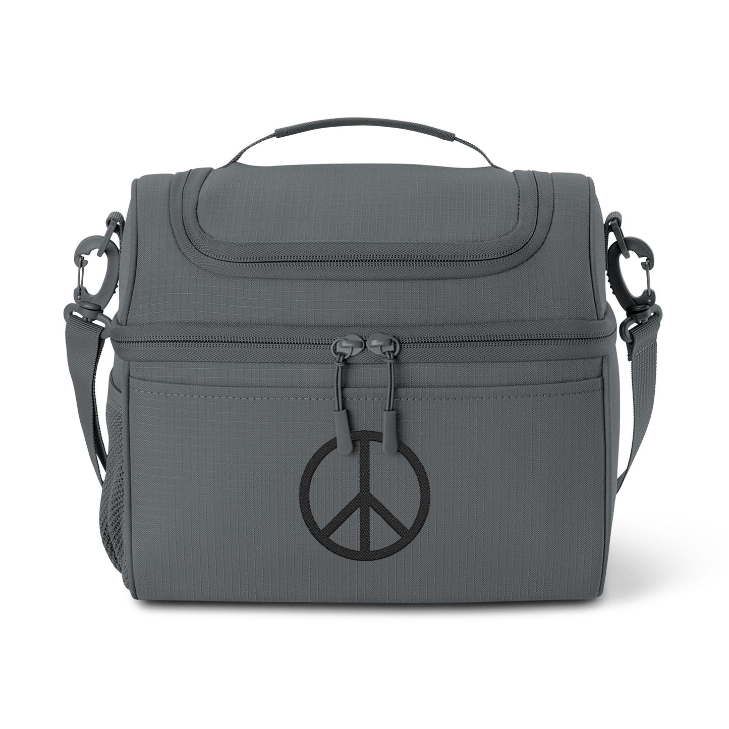 Peace Sign Cooler Bag | Compact Insulated Lunch Cooler for Work, Travel, Picnic & On-the-Go Use