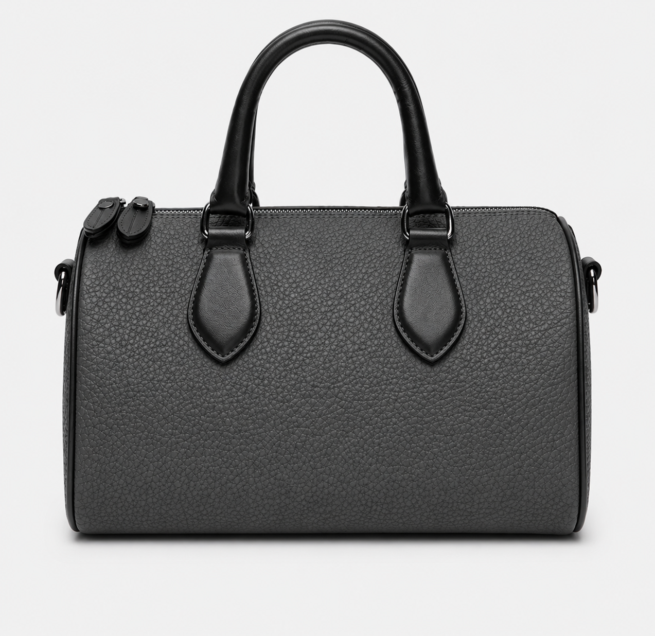 Mini Nappa Leather Barrel Bag | Custom Genuine Leather Mini Duffle Purse