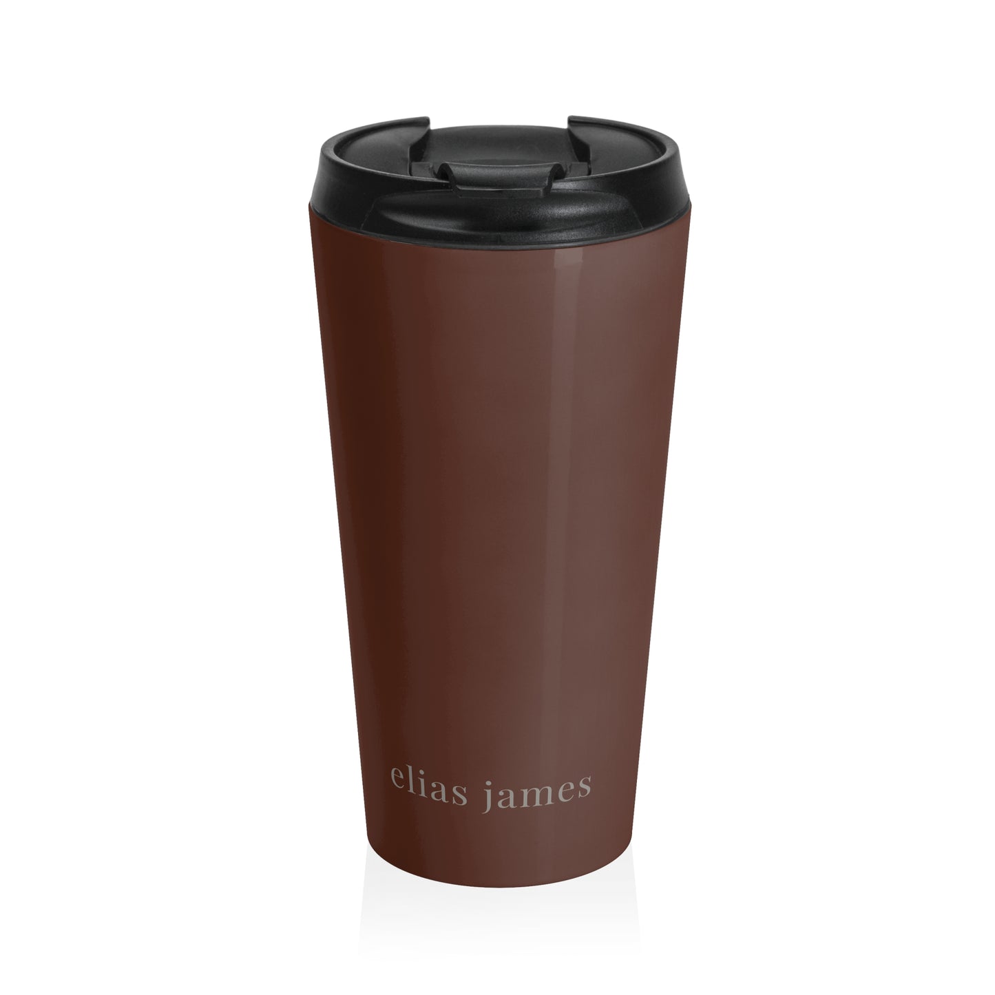 Espresso Brown 15 oz Stainless Steel Coffee Travel Tumbler