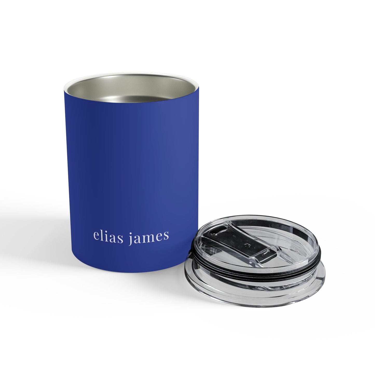 Metallic Blue 10oz Art Tumblr — Travel Coffee Mug