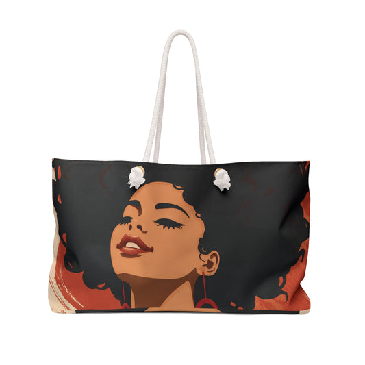 African Art - Weekender Bag – Spacious Travel Tote for Weekend Getaways