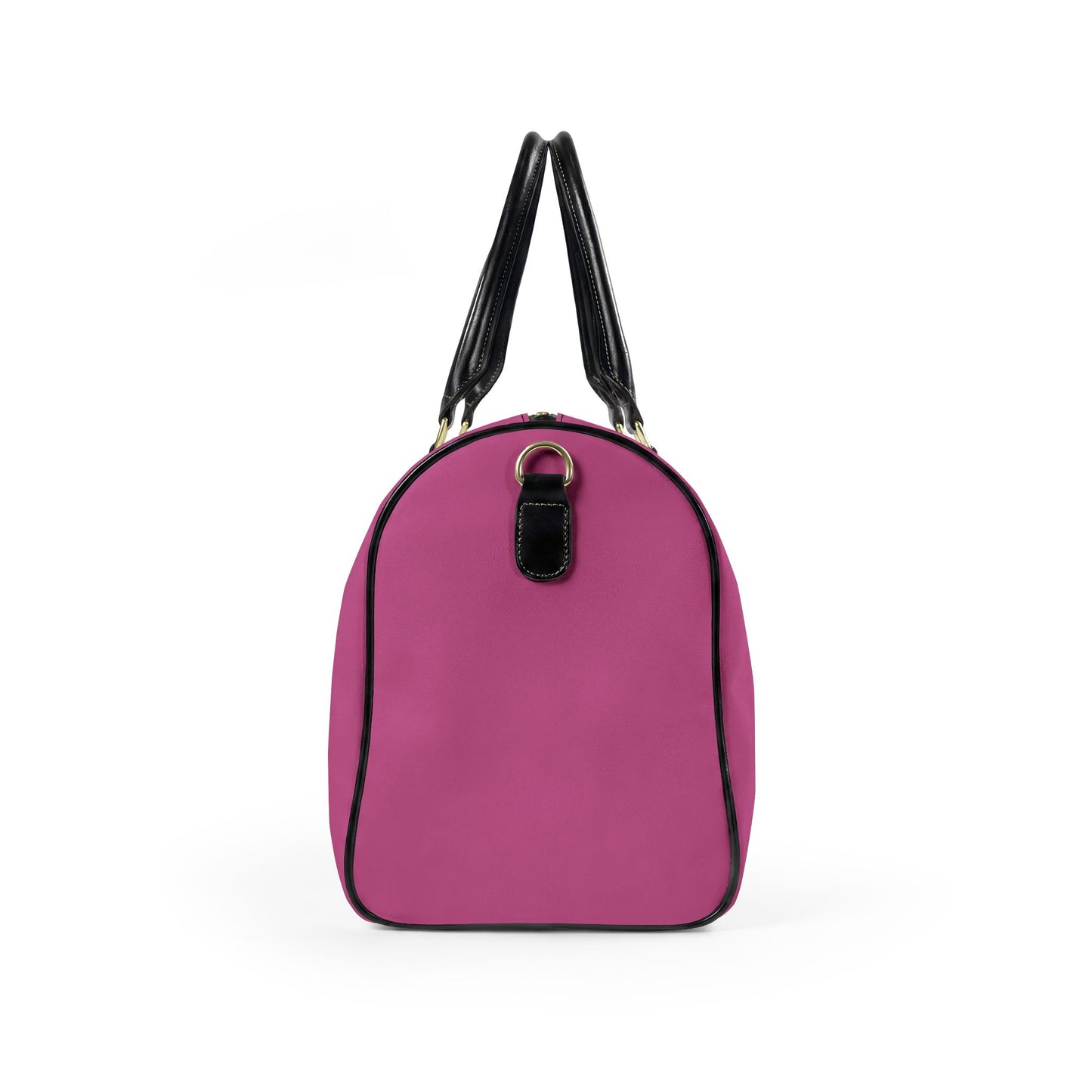 Hot Pink Vegan Leather Travel Bag — Weekend Duffle