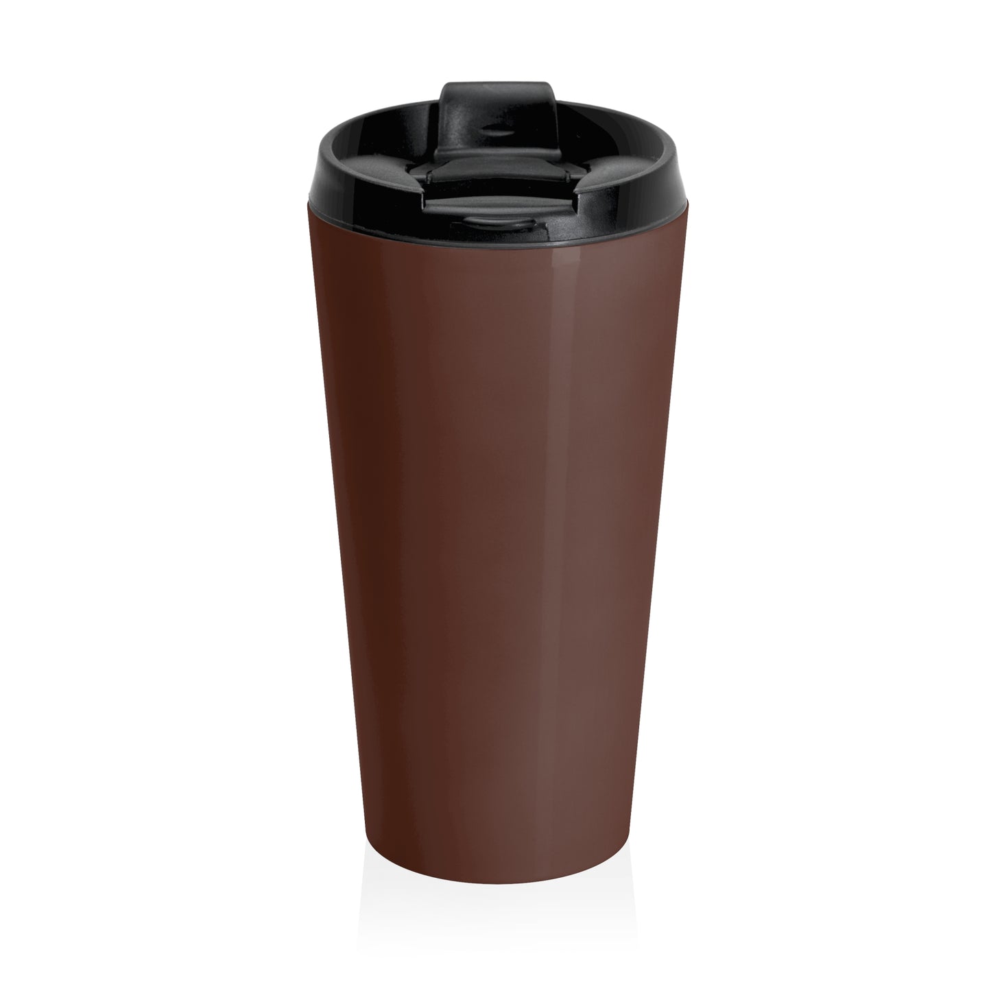 Espresso Brown 15 oz Stainless Steel Coffee Travel Tumbler