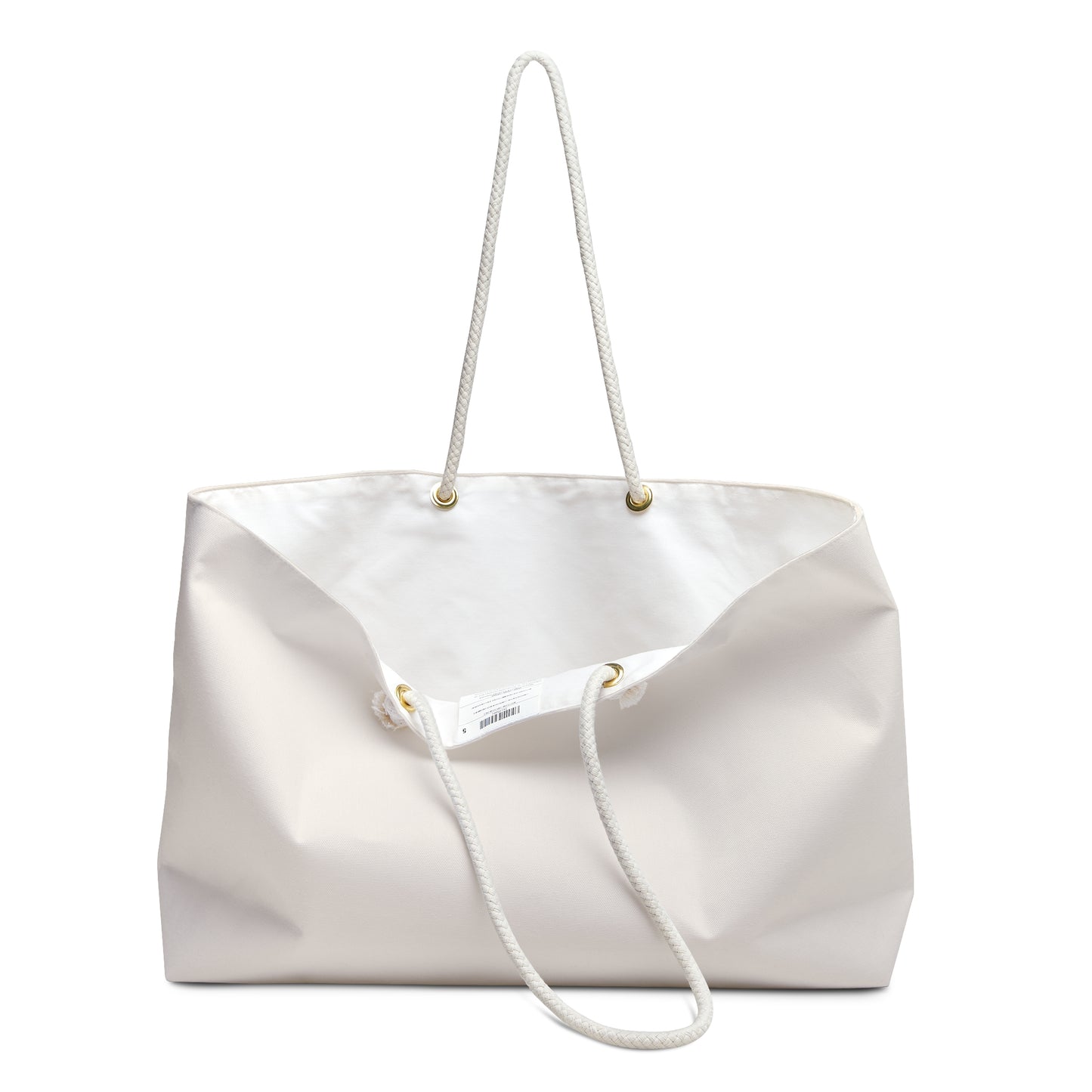 Minimalist Ivory Oversized Tote Bag | Lightweight Everyday Shoulder Tote | Chic Neutral Weekend Carryall