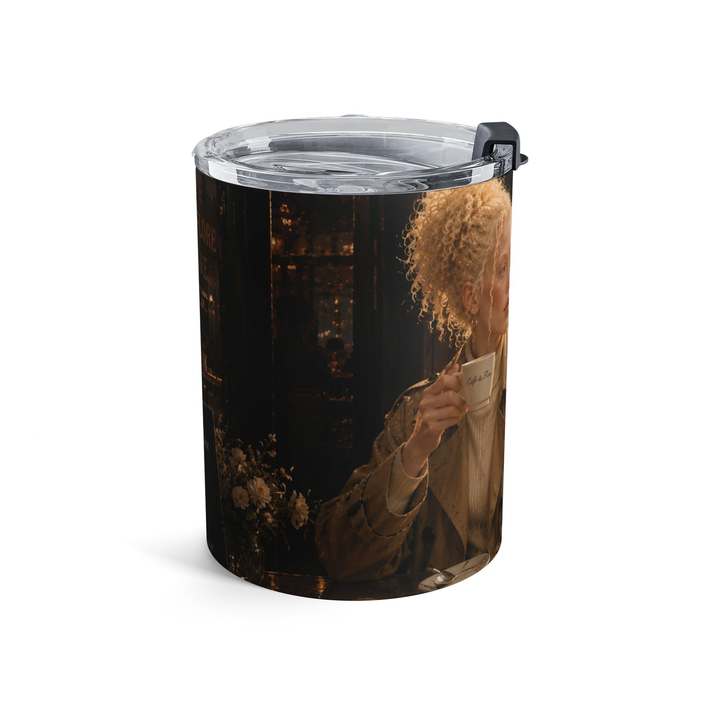 Postcards & Passports Collection-  Paris Stroll Edition- 10 oz stainless steel coffee cup