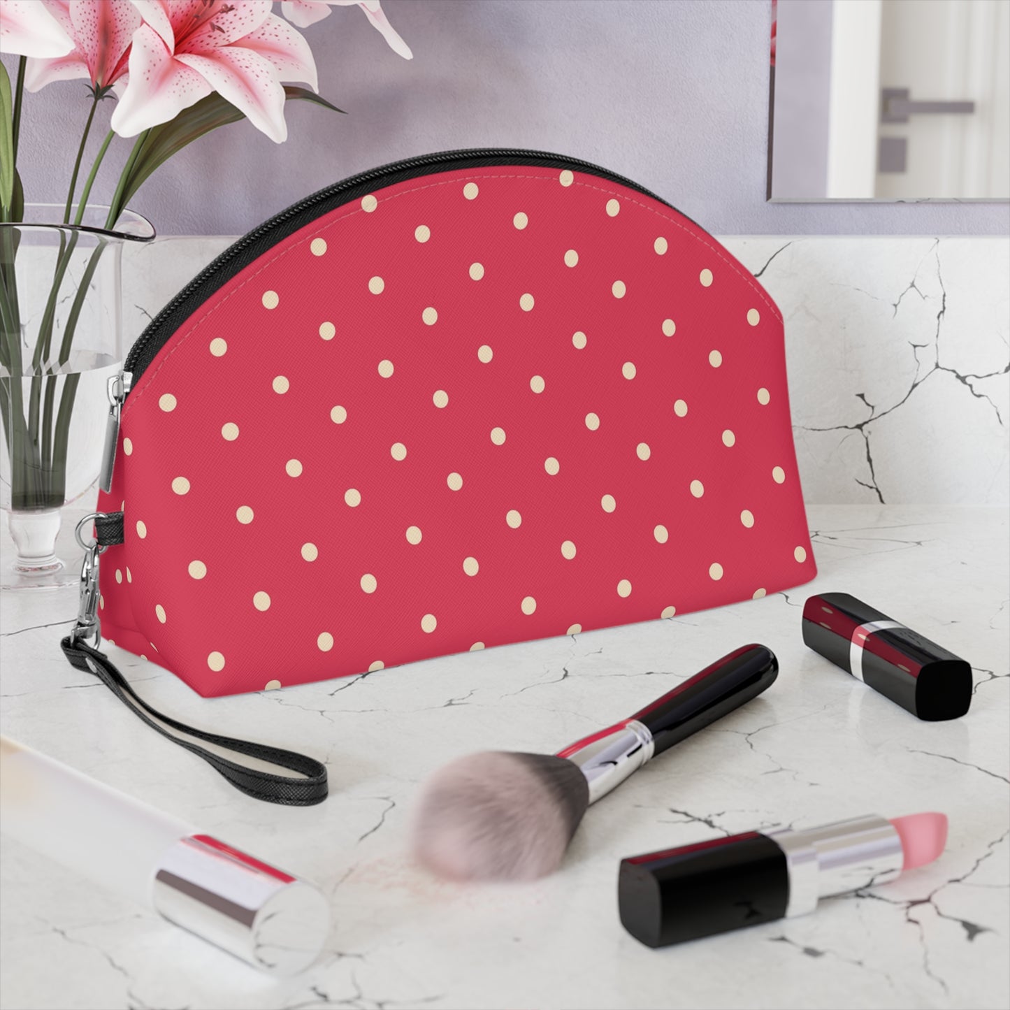 Coastline Vegan Leather Cosmetic Case
