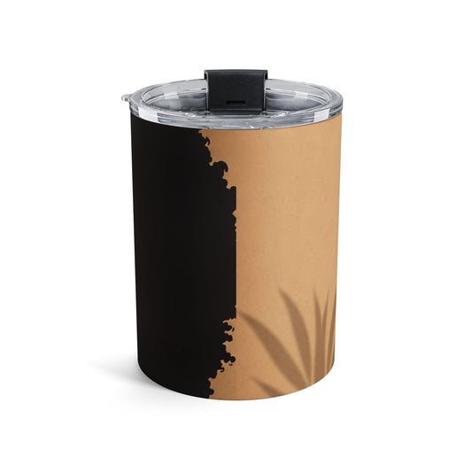 10 oz Art Tumbler — Afrocentric Colorful Portrait Travel Mug