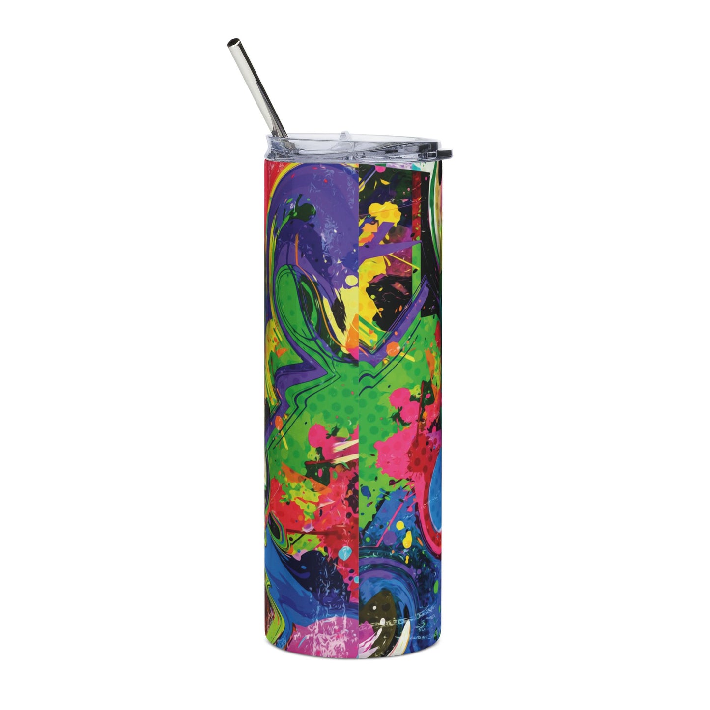 Graffitti 20 oz, Stainless Steel Water Tumbler - 20 oz. Water Tumbler