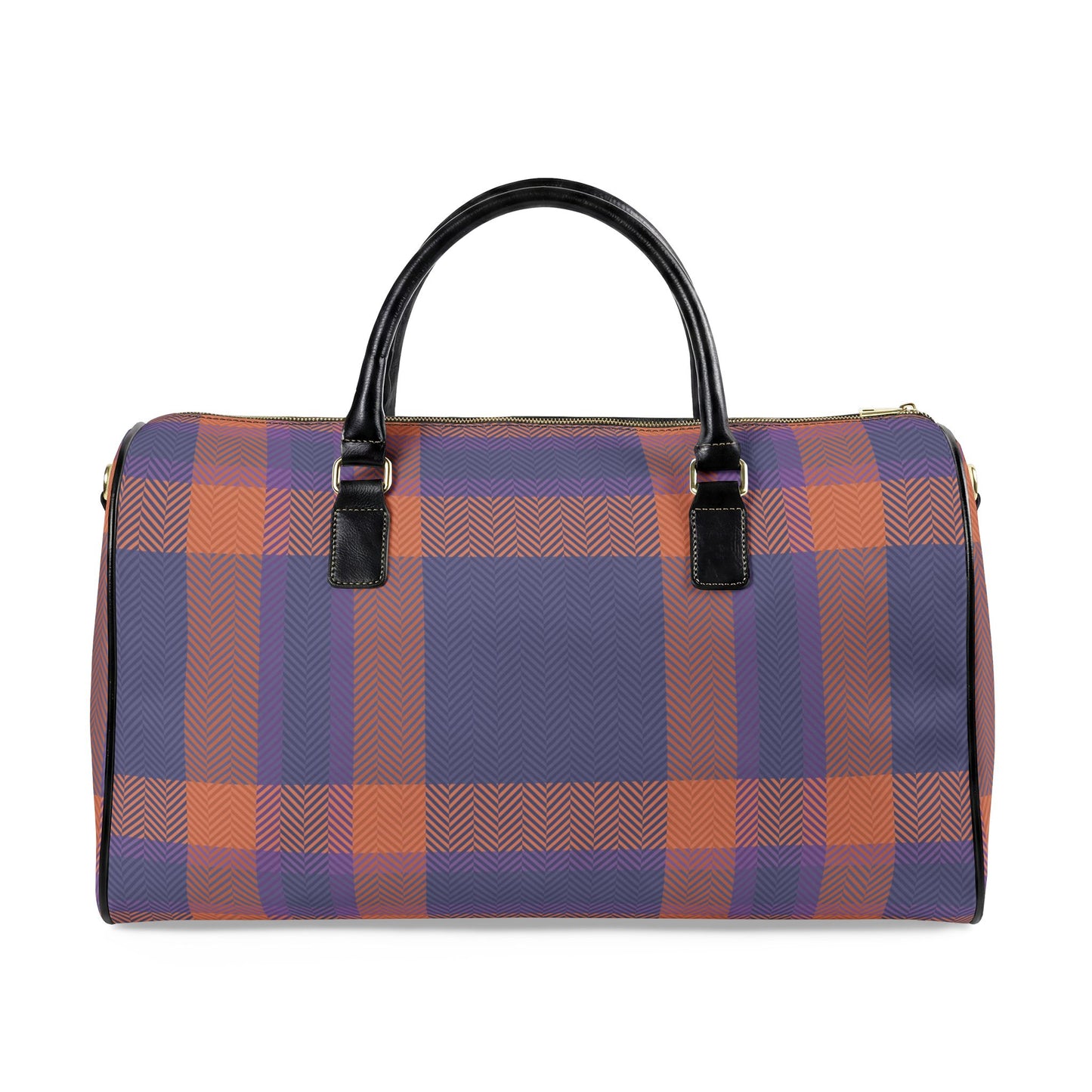 Travel Bag | Vegan Leather Weekender Duffel with Statement Print (Carry-On, Gym, Overnight Bag)