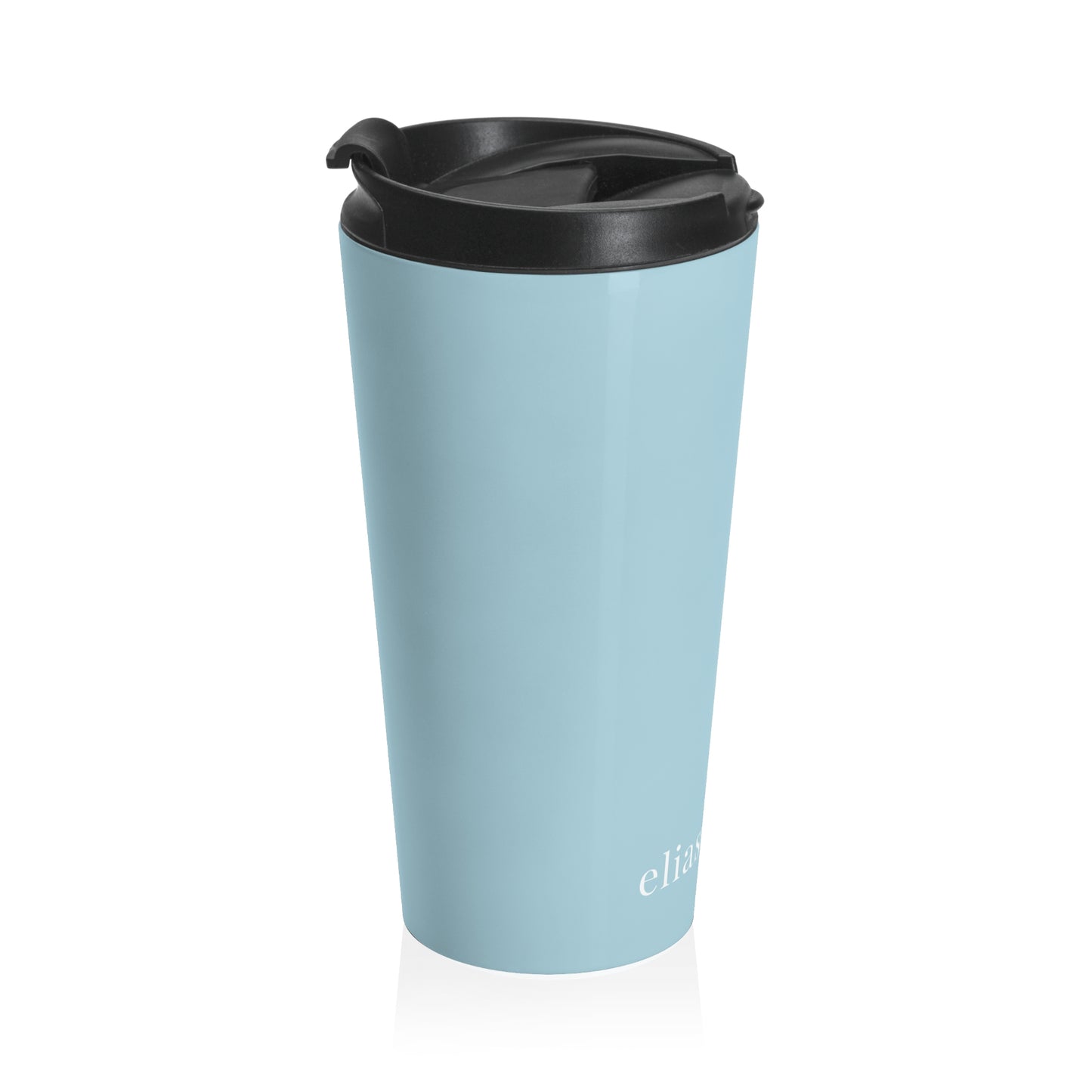 15oz. Aqua Travel Mug — Insulated Stainless Steel Tumbler
