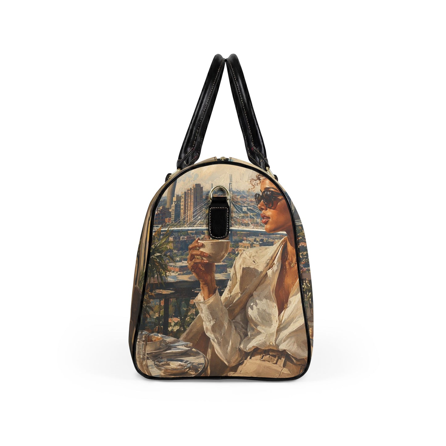 Postcards & Passports Duffle Bag – Johannesburg Morning Edition