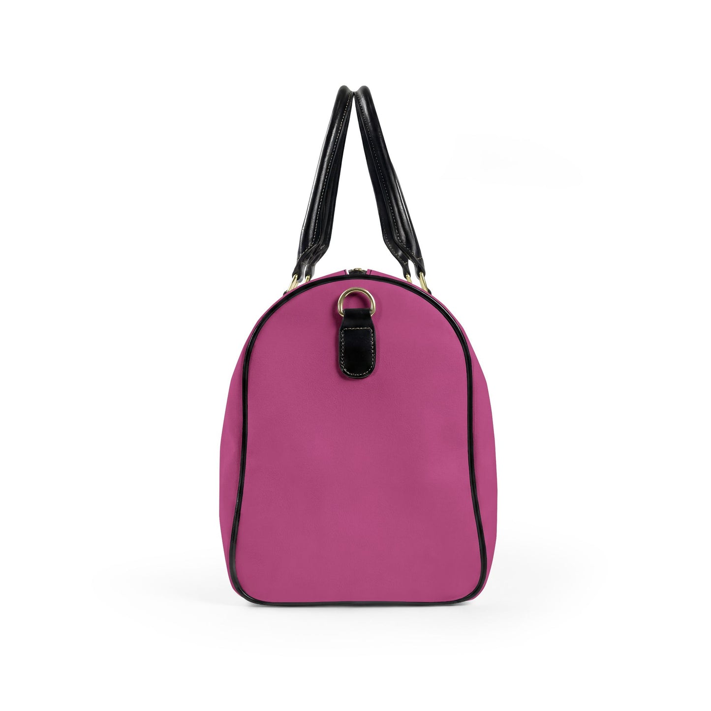 Hot Pink Vegan Leather Travel Bag — Weekend Duffle