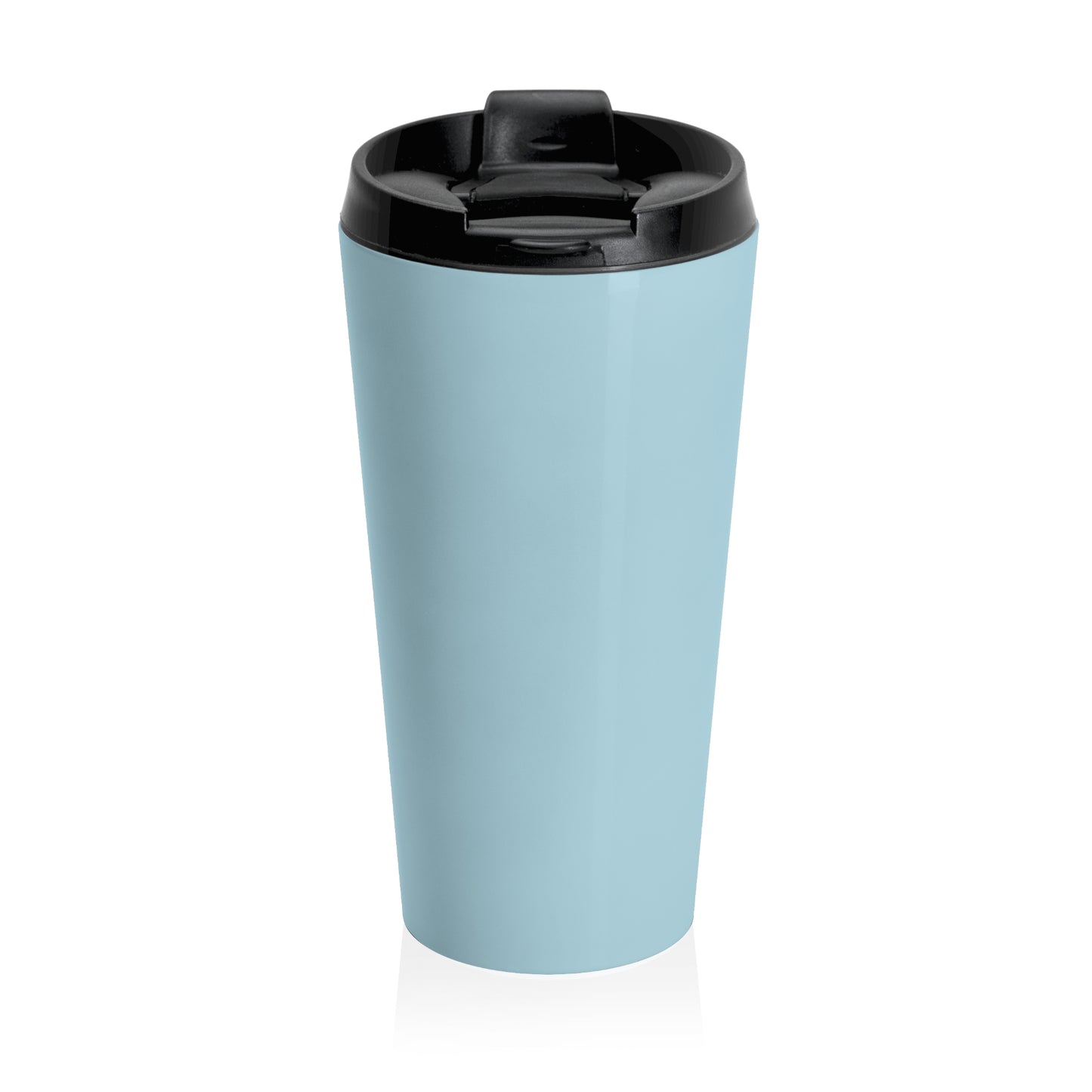 15oz. Aqua Travel Mug — Insulated Stainless Steel Tumbler