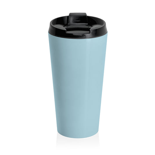 15oz. Aqua Travel Mug — Insulated Stainless Steel Tumbler