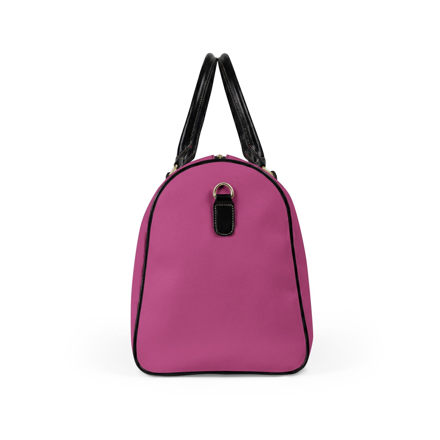 Hot Pink Vegan Leather Travel Bag — Weekend Duffle