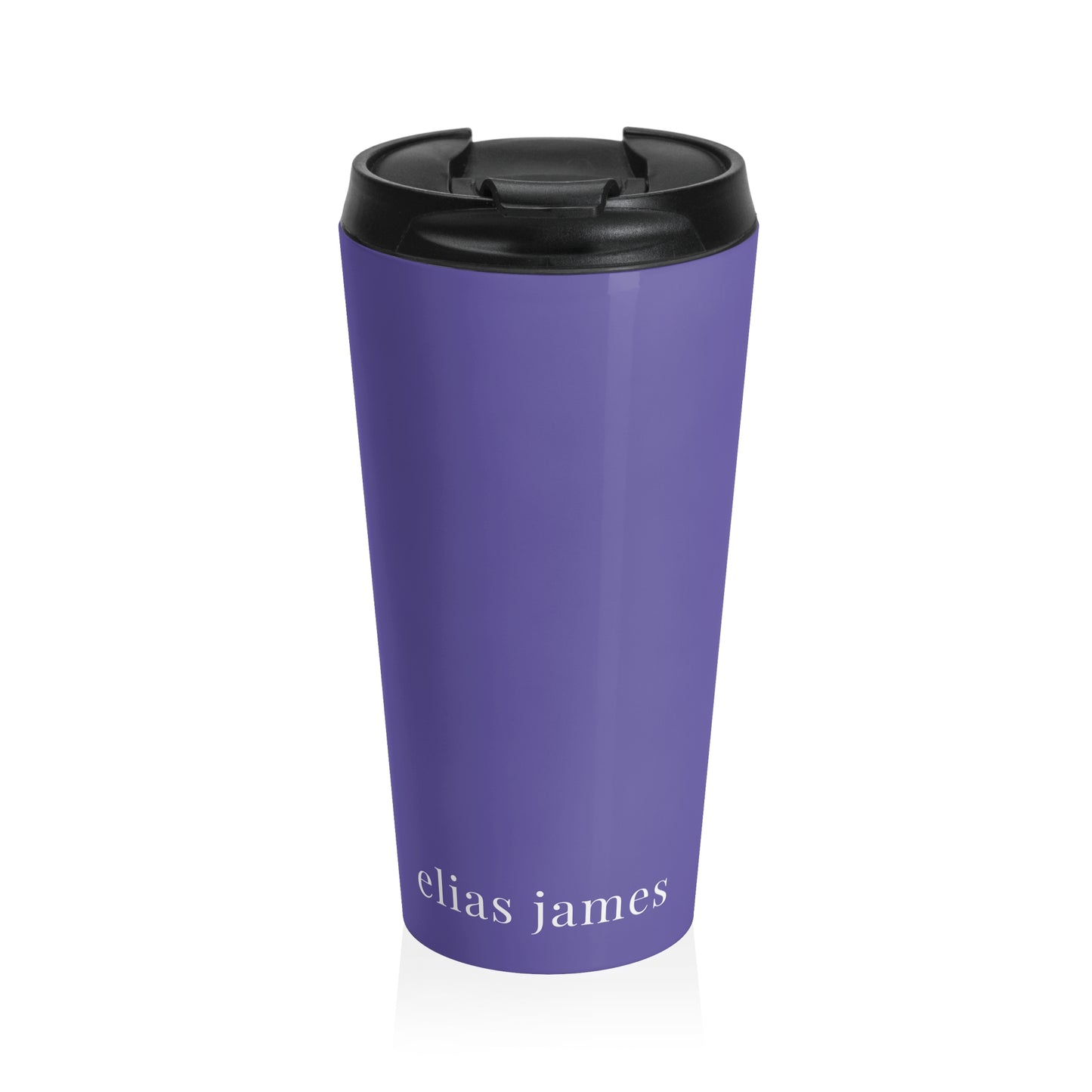15 oz. Lavender Violet Travel Mug — Insulated Stainless Steel Tumbler