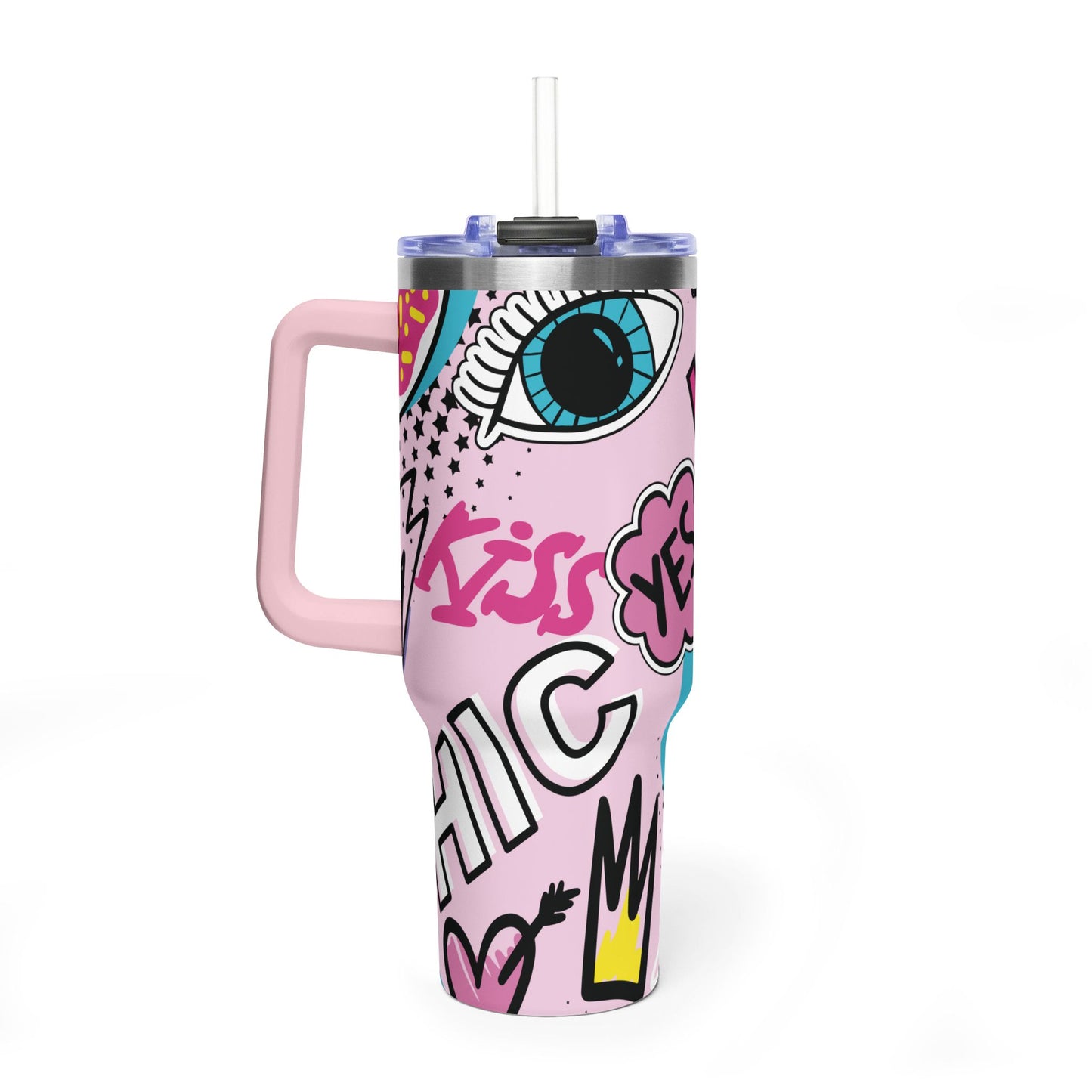Pop Art 40 oz. Thermal Tumbler Travel Cup