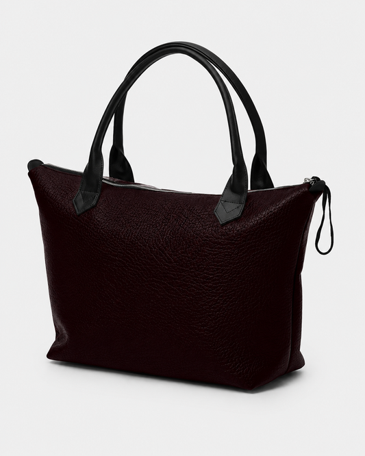 Luxury Leather Tote Bag for Women – Handmade Large Everyday Carryall with Real Leather Handles, Waterproof Lining & Interior Pockets