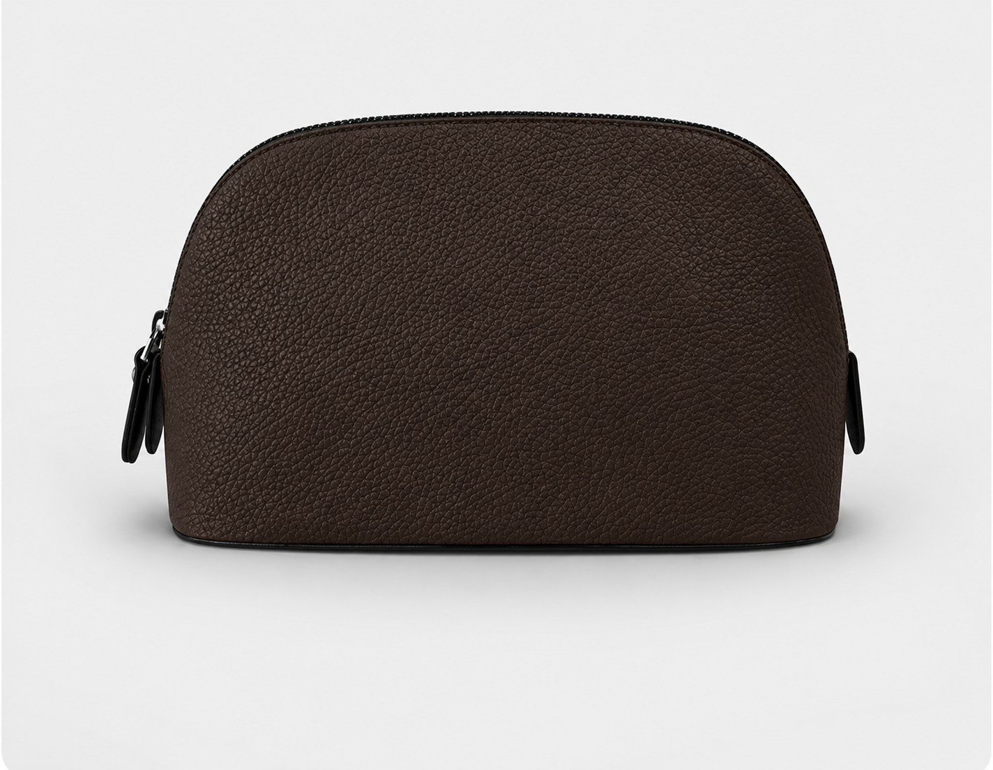 Chocolate Hand crafted Leather Makeup Bag | Nappa Leather Cosmetic Pouch | Luxur