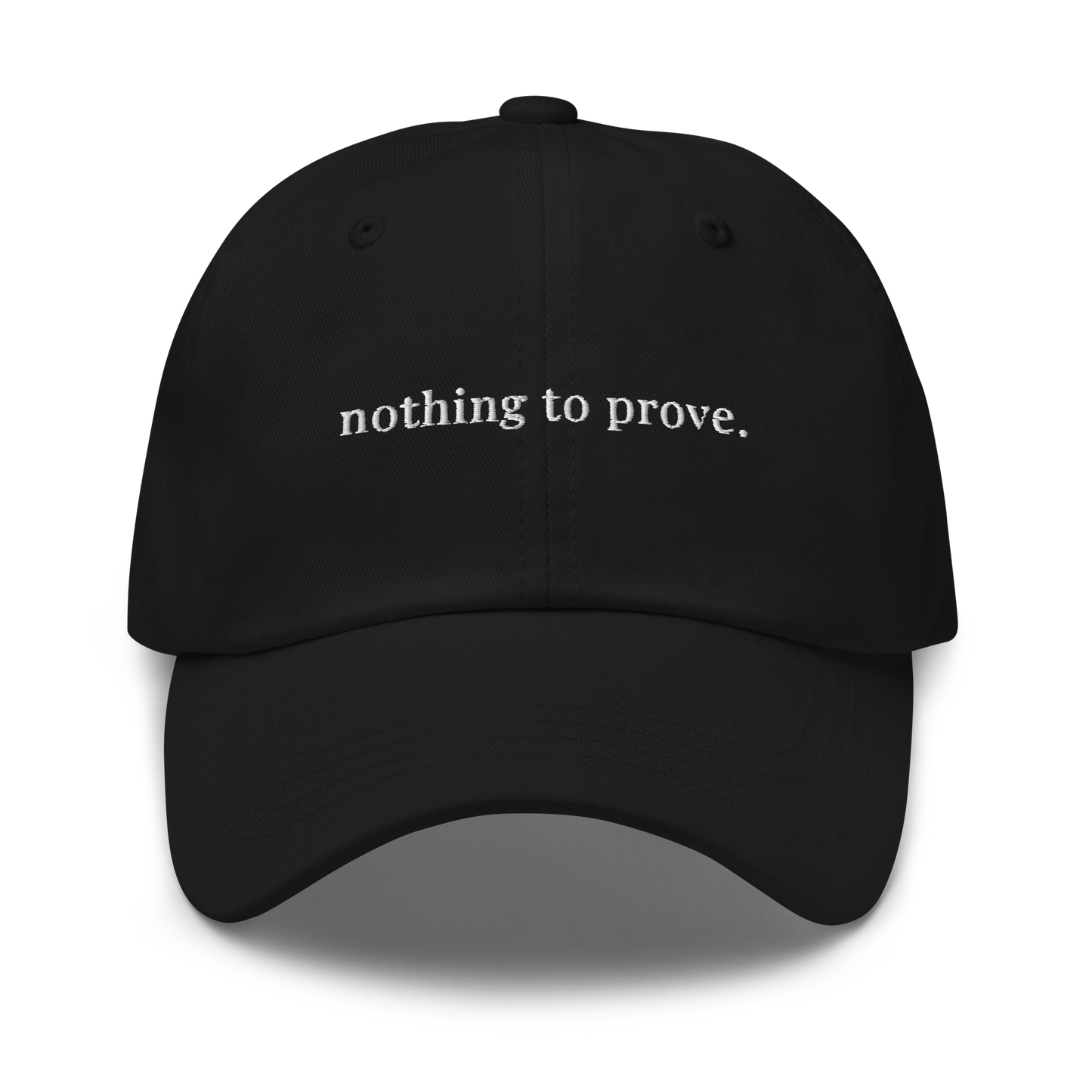 nothing to prove