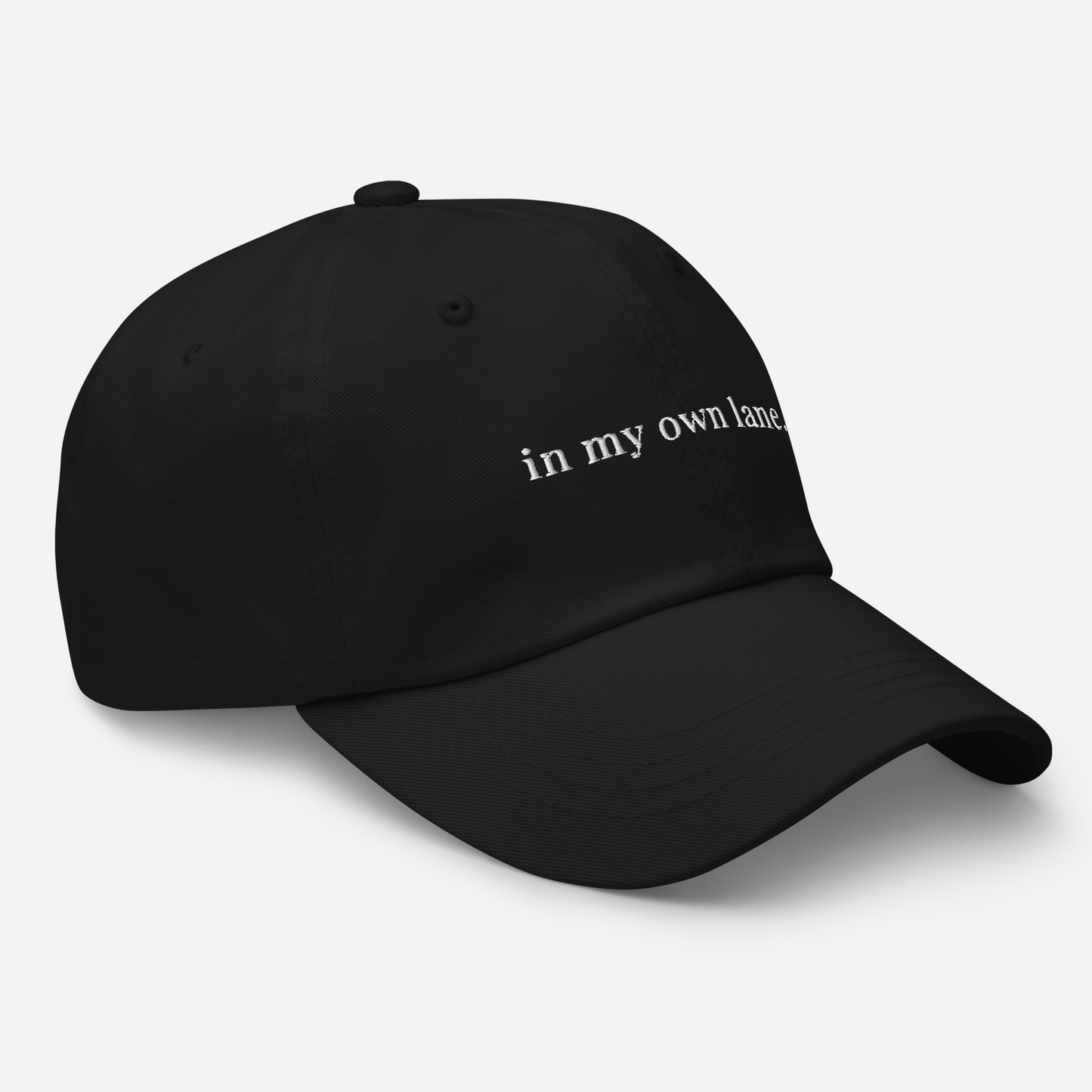 in my own lane cap