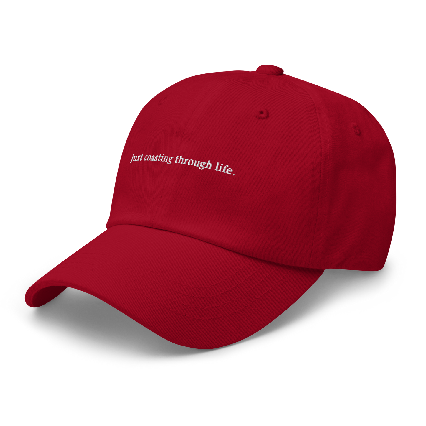 just coasting through life cap