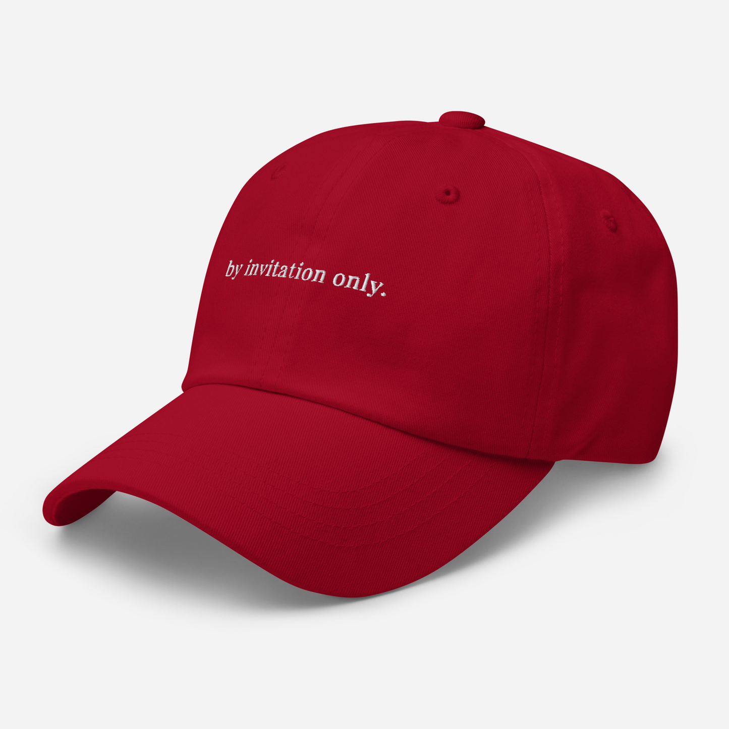 by invitation only cap