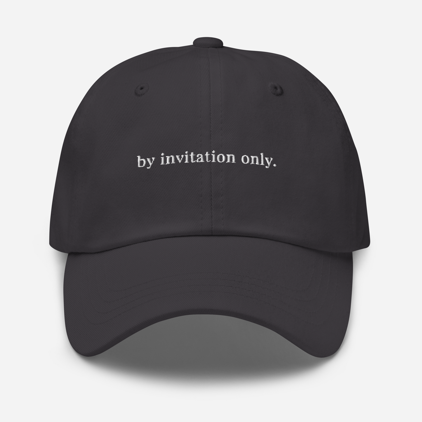 by invitation only cap