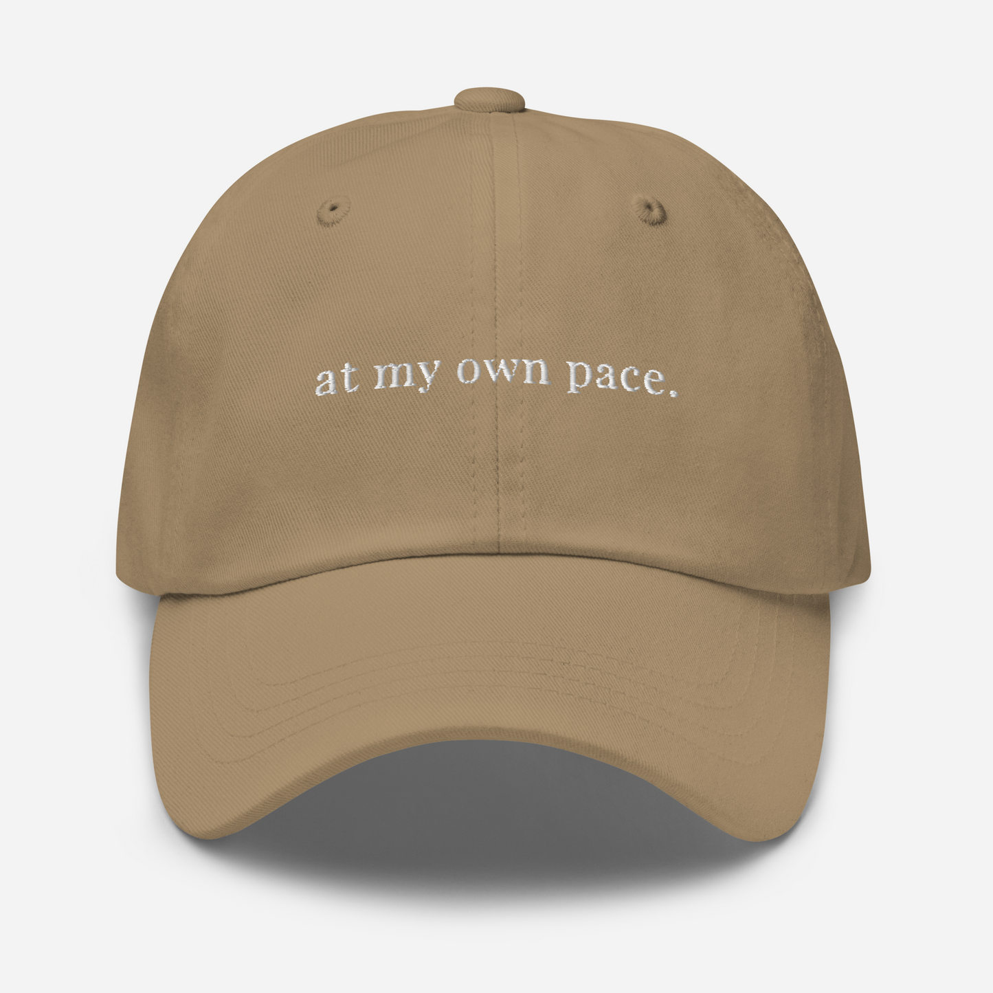 at my own pace Cap
