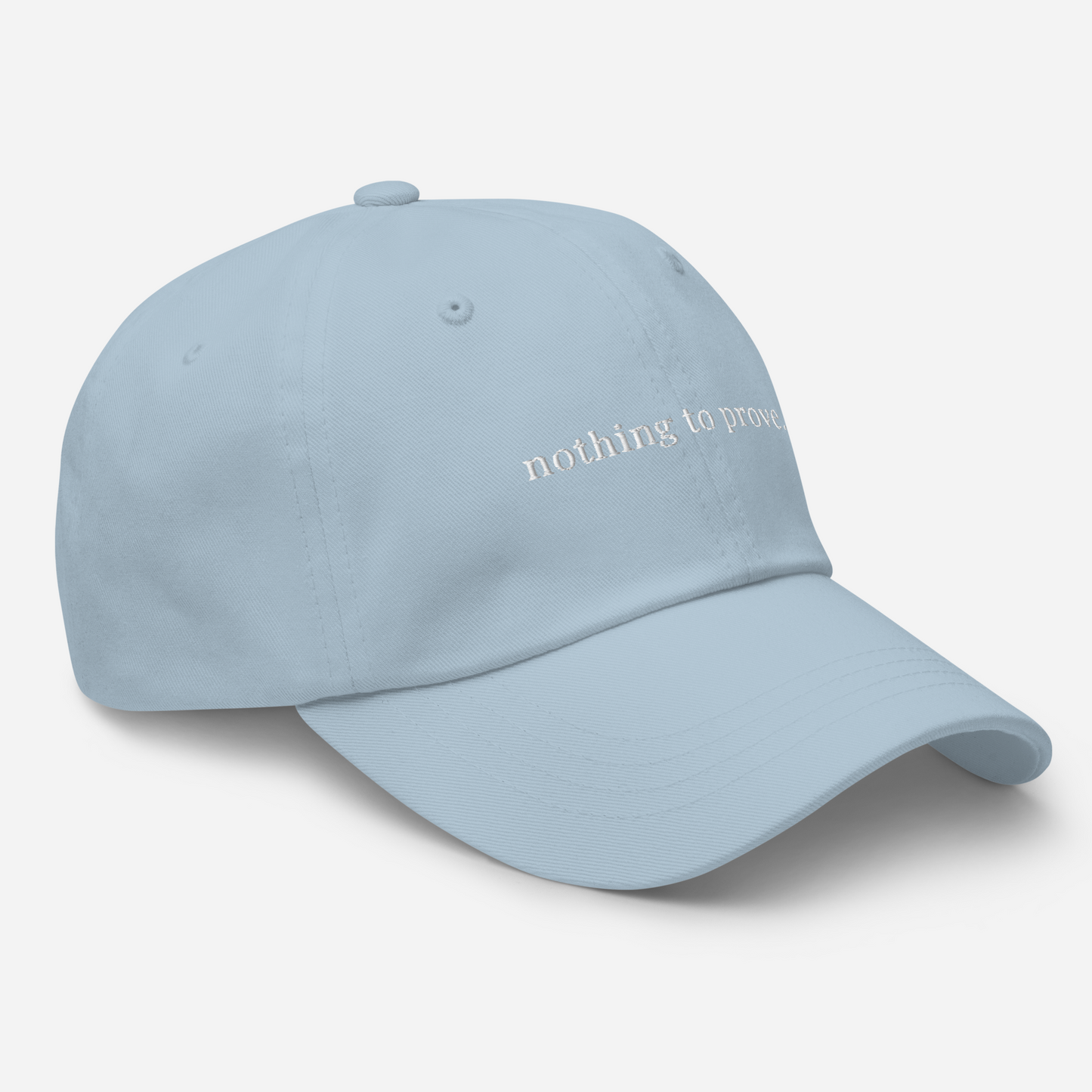 Nothing to prove Cap