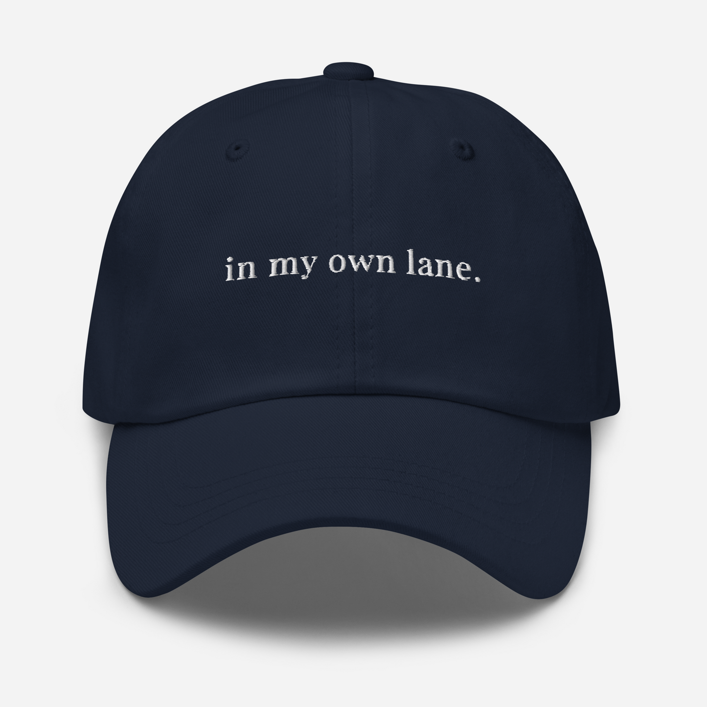 in my own lane cap