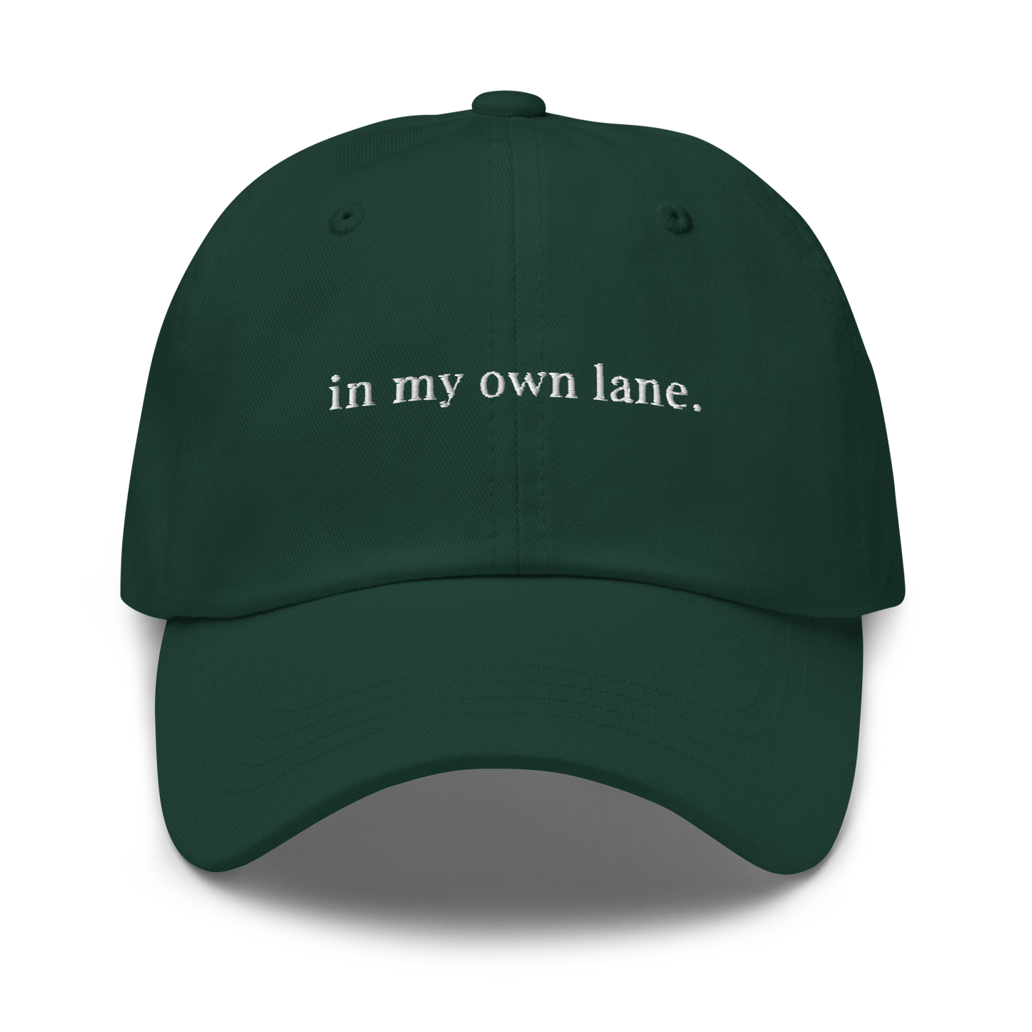 in my own lane cap