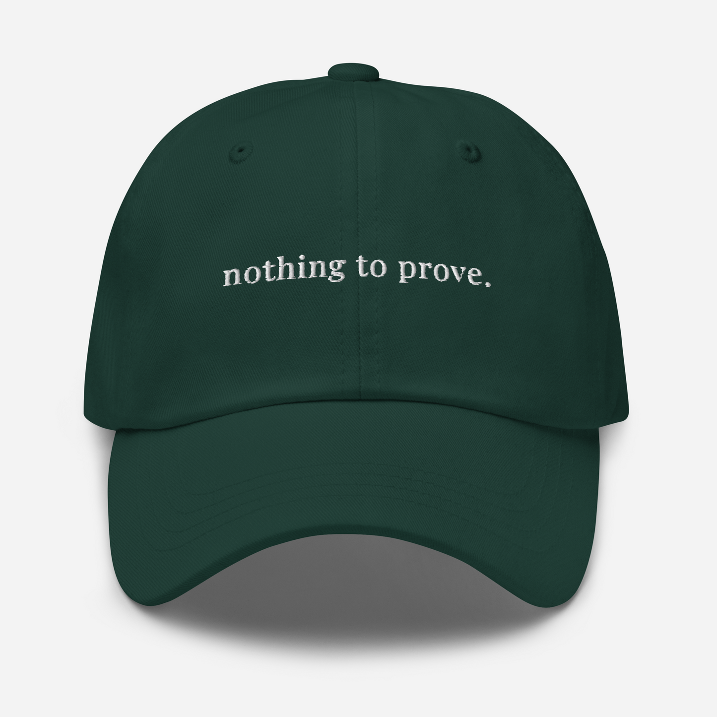 nothing to prove