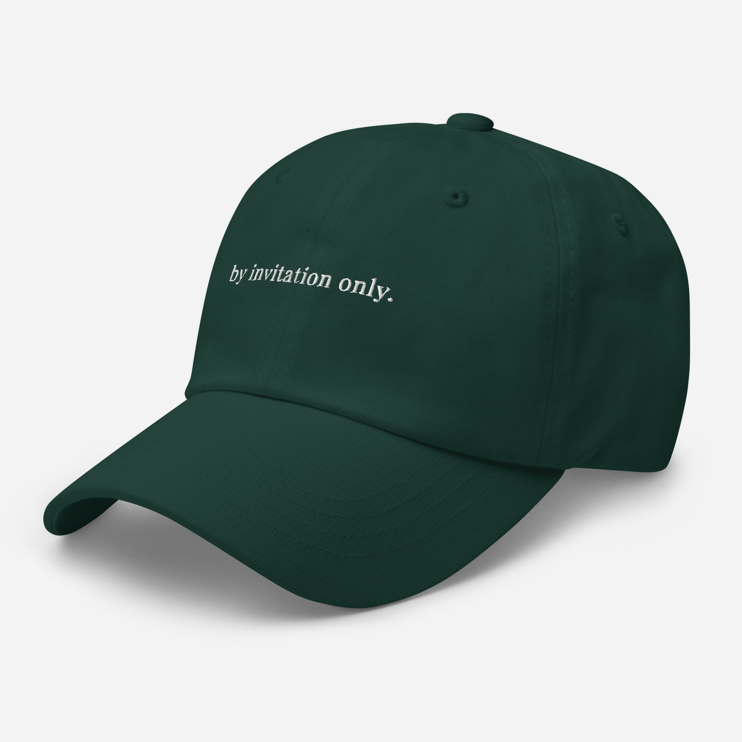 by invitation only cap