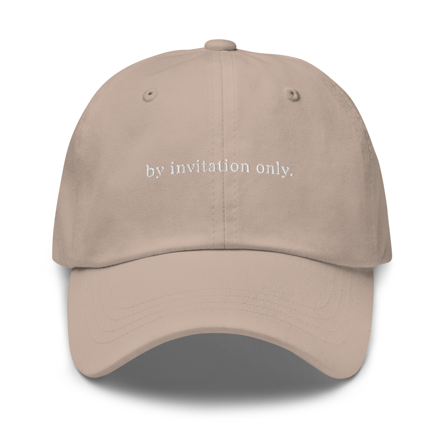by invitational only Cap