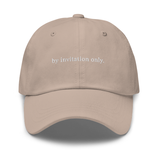 by invitational only Cap