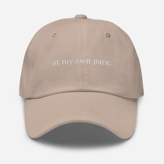 at my own pace cap