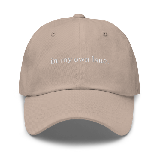 in my own lane Cap