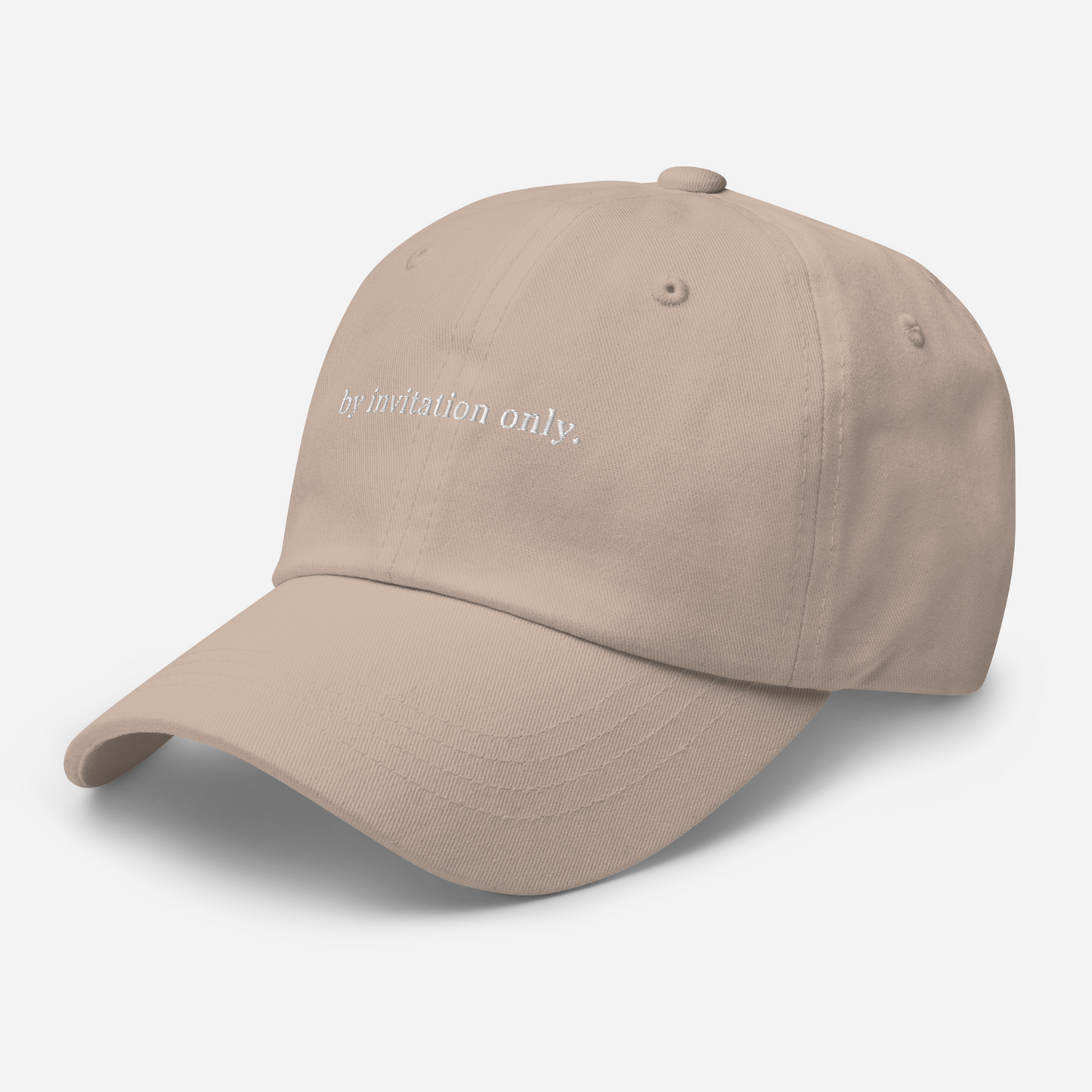 by invitational only Cap