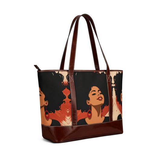 Crowned Essence Tote Bag – Sunset Crown Edition
